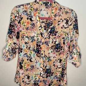 Express Floral Blouse, size small